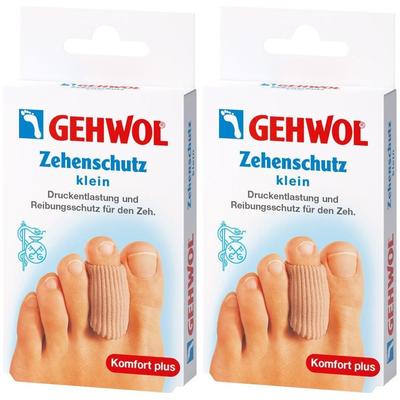 Gehwol Polymer Gel Zehen Schutz klein 2x 2x2 St Pflaster
