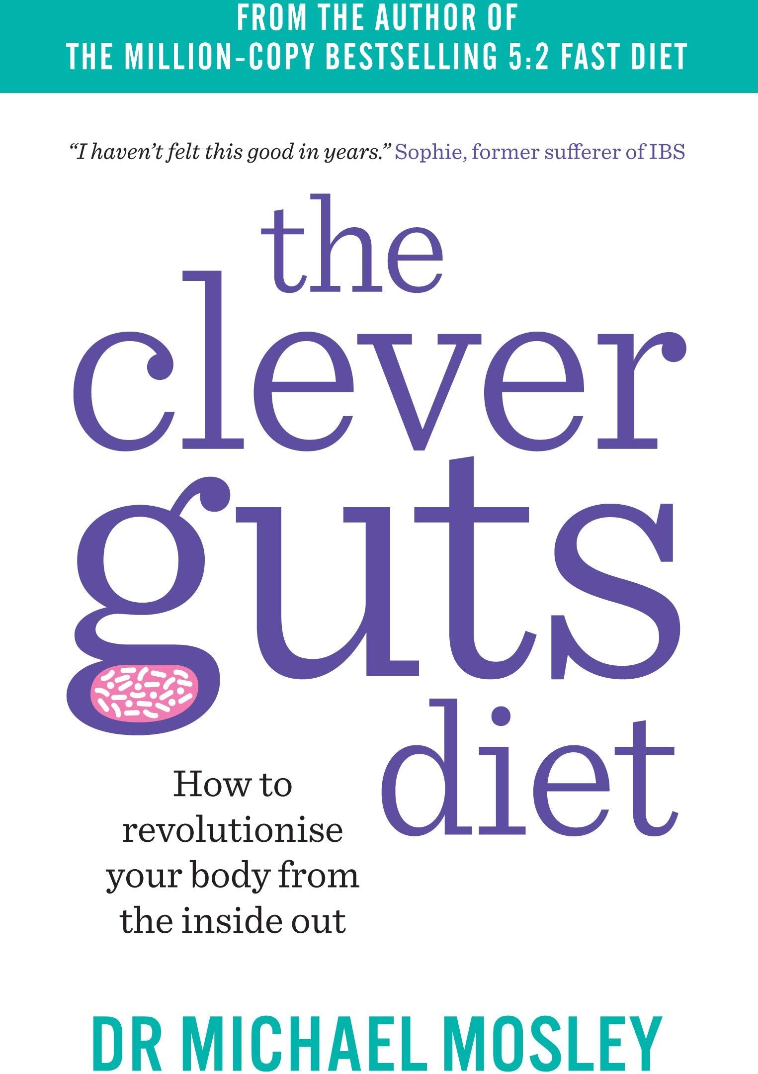 Short Books The Clever Guts Diet by Dr Michael Mosley - Paperback - Gut Health & Microbiome Diet Book - New