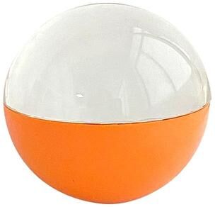 Uplift Essentials Customizable Video Glass Ball Lamp With Detachable Pixel Display And Sound orange