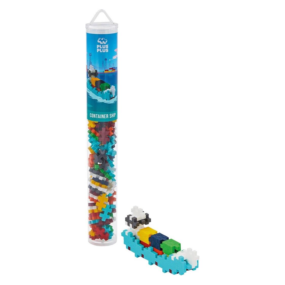 Plus-Plus 100 Kreativ Bausteine Frachtschiff (4286)