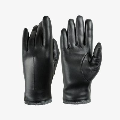 Lederhandschuhe PEARLWOOD "RUBY", Damen, Gr. 6,5, schwarz, Schafsleder, Handschuhe, softes, wärmendes Innenfutter aus Wollmischung
