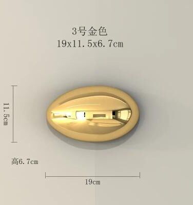 Uplift Picks Modern Abstract Stone Wall Hanging Decor Minimalist Pendant Ornament gold 19 Cm