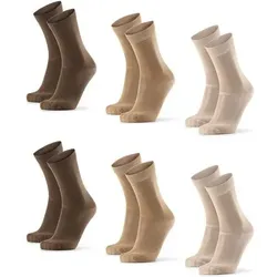 DANISH ENDURANCE Socken Bamboo Crew, Größe 35/38 in Bunt Bunt