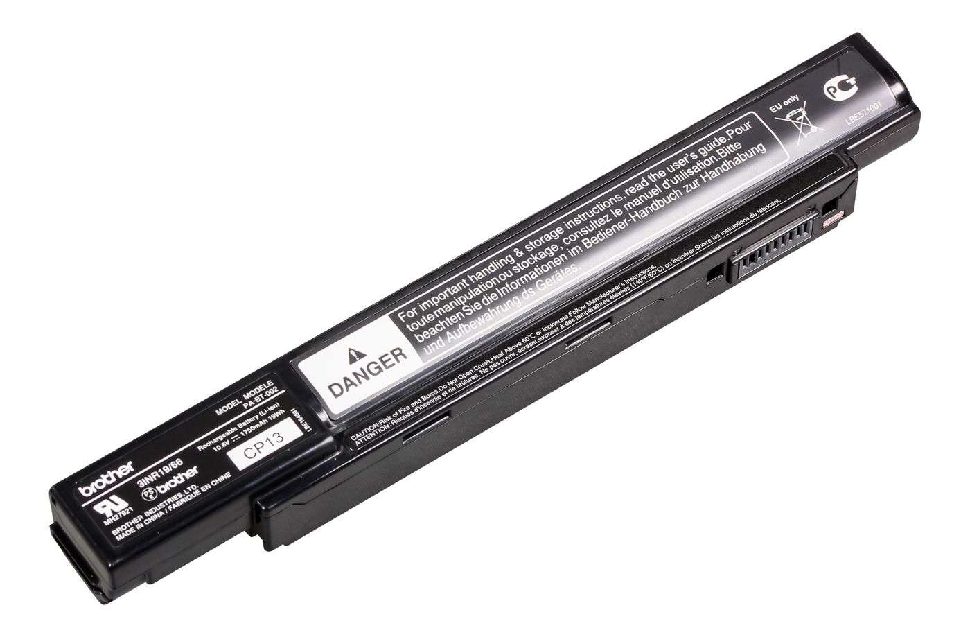 Brother PA-BT-002 Wiederaufladbarer Lithium-Ionen Akku für PocketJet PABT002