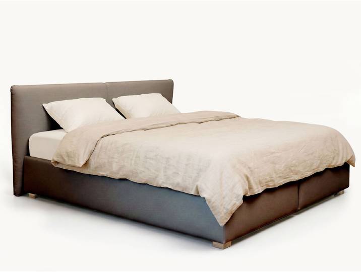 Boxspringbett Venturo - 140x200 cm - hellbeige