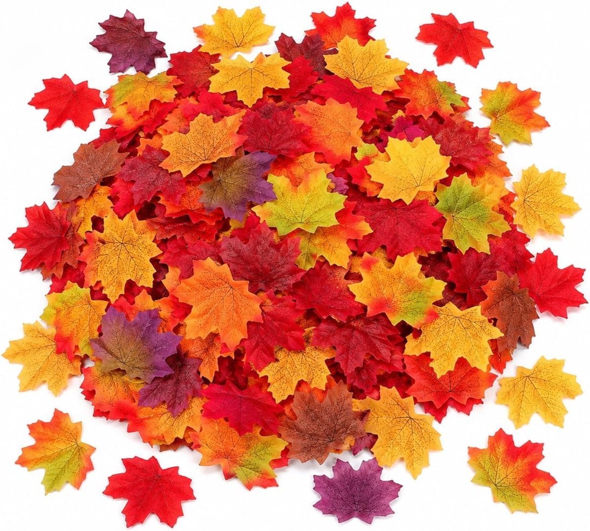 200 Stuks Herfst Decoratie Bladeren voor Halloween en Tafeldecoratie