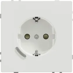 Merten Wiser SCHUKO-Steckdose 16A, System Design (Lotosweiß)