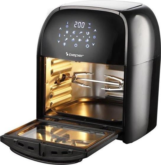 Beper P101FRI012 Heteluchtfriteuse, 12 liter, Zwart
