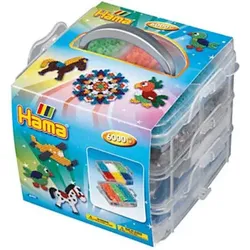 Hama - Aufbewahrungsbox inkl. 6000 Bügelperlen + Zubehör