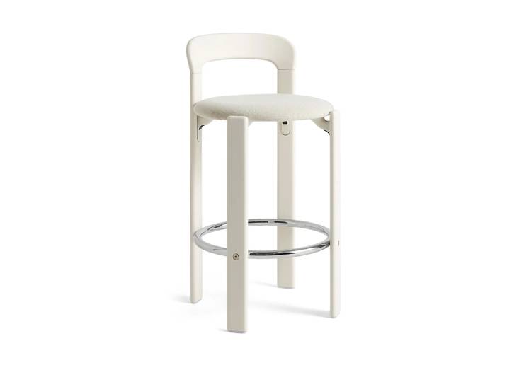 HAY Rey Low gepolsterter Barhocker Mode 011-cream white