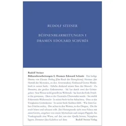 Bühnenbearbeitungen I, Sachbücher von Rudolf Steiner