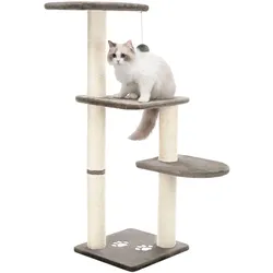 Trixie Kratzbaum Altea (117 cm, Grau, Platingrau), Katzenbaum