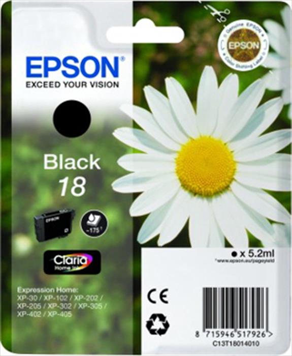 Epson Cartuccia Nero C13t18014020 (blister)