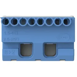 Striebel & John ZK82B N-Klemmenblock 8x4+2x25mm2, Quick-Steckklemme 2CPX062752R9999