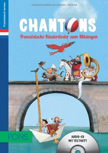 PONS Chantons. CD: Französische Kinderlieder. 15 traditionelle Kinderlieder. Für Kinder im Vorschul- und Grundschulalter - Preis vom 09.10.2026 07:28:09 h