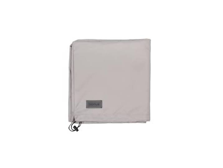 blomus Schutzhülle -Stay- Bett Abdeckung für Bett mit Metallbügel 190L x 120B x 35H cm Farbe Light Gray Atmungsaktiv Wasserabweisend
