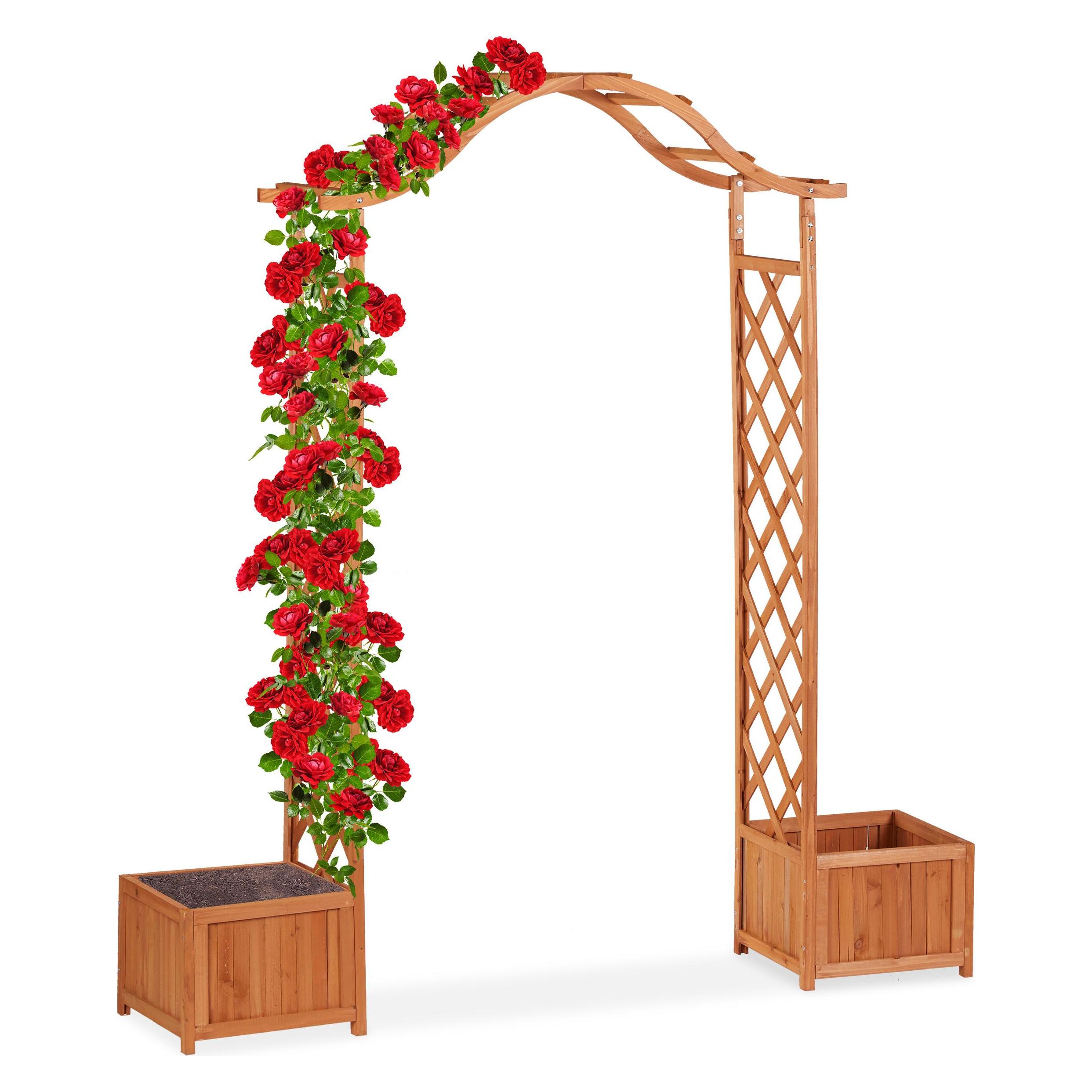 Relaxdays Rosenbogen (60 cm, 181 cm) (4052025260347)
