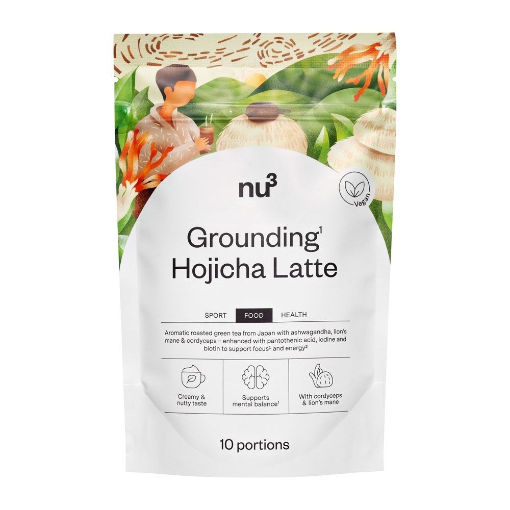 nu3 Grounding Hojicha Latte 150 g Pulver