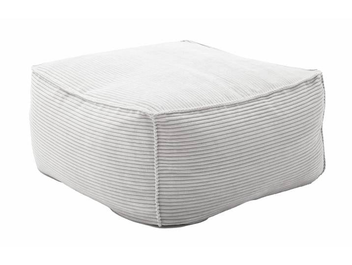 Pure Home Lifestyle Hocker quadratisch NOPPA, grau, Stoff