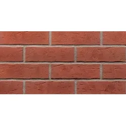 Klinker Klinker Fassadenband Rot 7,1x24 cm Relief BENGALISU