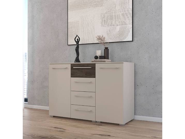 Commode Luana 120 cm 120 x 81 x 42cm Beige/Cachemire