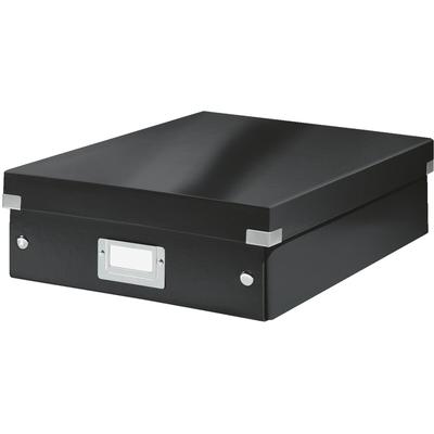 LEITZ Organisationsbox Click & Store mittel schwarz Packung mit 6 Stück