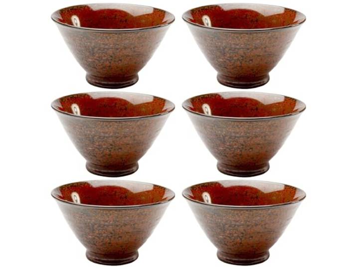 Kare Design Rode Ari kommen, 11 cm, set van 4