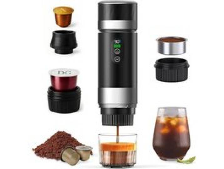 Nouvelle Machine À Cafe Portable Machine À Café Espresso Portable 3 En 1 Compatible Avec Les Espresso Et Pou E De Café Auto-Chauffa