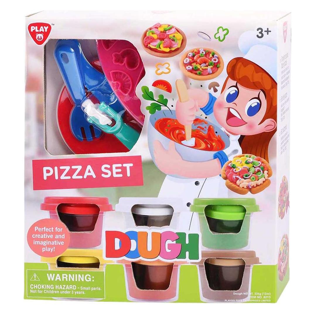 PlayGo Pizza-Ton-Set - 6 Tontöpfe (65836867)