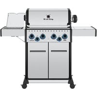 Gasgrill Baron S 490 IRX edelstahl, mit IR-Seiten- und Heckbrenner