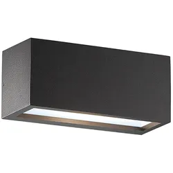ROSSINI ILLUMINAZIONE GUAVA Wandleuchte LED Dual Emission 12W 120°-120° Anthrazit IP65 4000K - Außenwandbeleuchtung Rossini Group