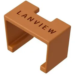 Lanview SmartClicks Clips 20pcs Orange, Zubehör Netzwerk