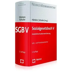 Sozialgesetzbuch V (SGB V), Gesetzliche, Fachbücher von Andreas Hänlein, Rolf Schuler