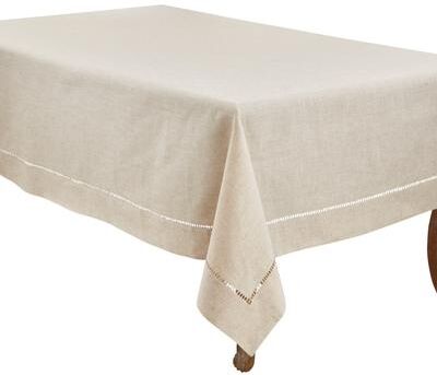 Saro Lifestyle Toscana Linen Blend Tablecloth