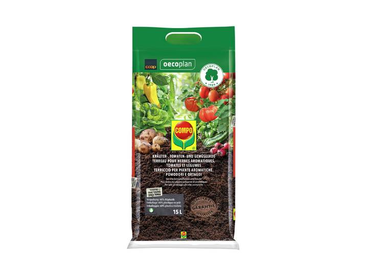 Compo Oecoplan Kräuter-, Tomaten- und Gemüseerde 15 l