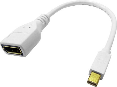 Roline 12.03.3163 Adapter [1x Mini-DisplayPort Stecker - 1x DisplayPort Buchse] Weiß