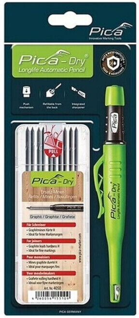 PICA Bau-/Tieflochmarker Pica-Dry + Set mines couleur graphite + Set mines 4000 871 360 (30405)