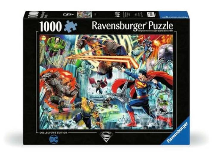 Ravensburger puzzel 12000245 - Superman - Puzzel van 1000 stukjes voor volwassenen en kinderen vanaf 14 jaar, Superman-cadeaus, DC Comics-puzzel