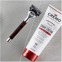 Cremo, Rasierapparat, Barbierklasse Rasierer mit Ersatzköpfen