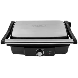 Tristar GR-2853 Schwarz/Silber Kontaktgrill - 2000 Watt, Bratfläche: 29,7x23,5cm