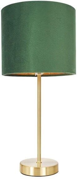 BHS Velvet Emerald Green Table Lamp