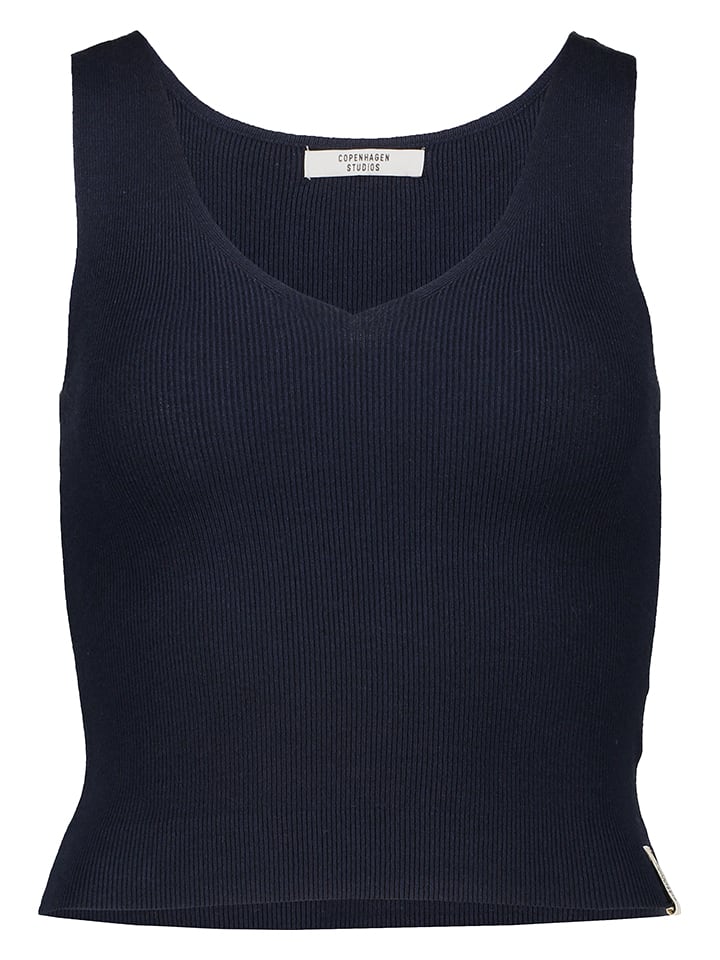 Copenhagen Studios Top in Dunkelblau - 48