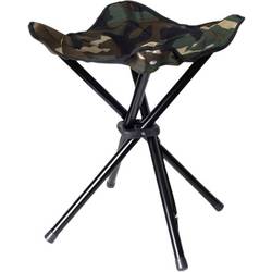 Stealth Gear STEALTH GEAR - klappbarer Stuhl 4 Beine Klapphocker Schwarz, Silber SGCS4L