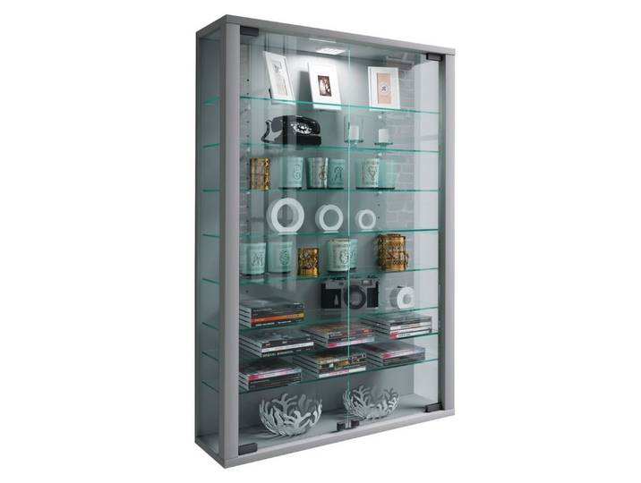 VCM Hängevitrine Vitrosa B. 59 x T. 18 x H. 91 cm Präsentation von Sammlerstücken und Dekoartikeln, Wohnzimmer oder Büro