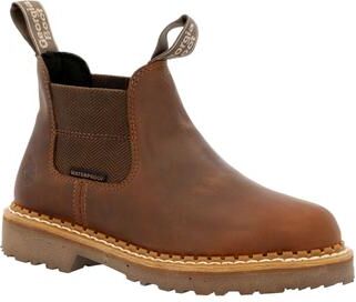 Georgia Boot RevAMP Chelsea - Womens 7.5 Brown Boot Medium