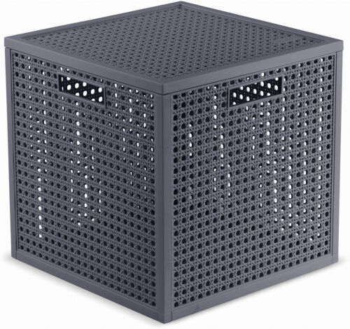 Curver KAYA 19L Boîte de rangement cube 28 × 28 × 28 cm, bleu-gris 17213764