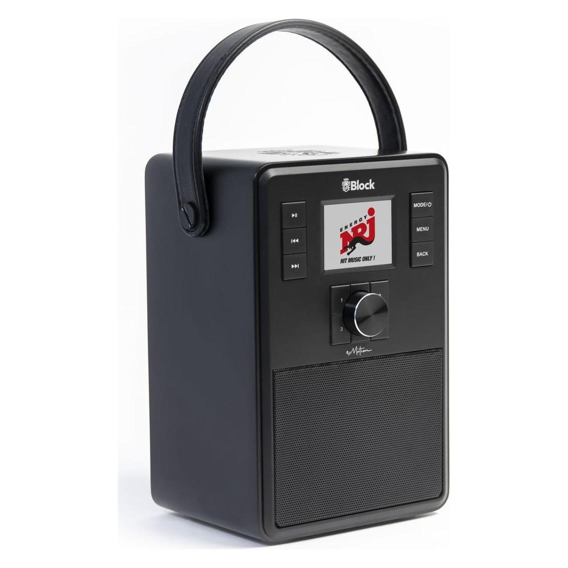 Block Internetradio Emotionblack (DAB+, FM, Bluetooth, UNDOK, WLAN) (AB10221-01)