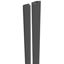 GroJa Mix it Stecksystem Aluminium-Adapterleisten Set-anthrazitgrau