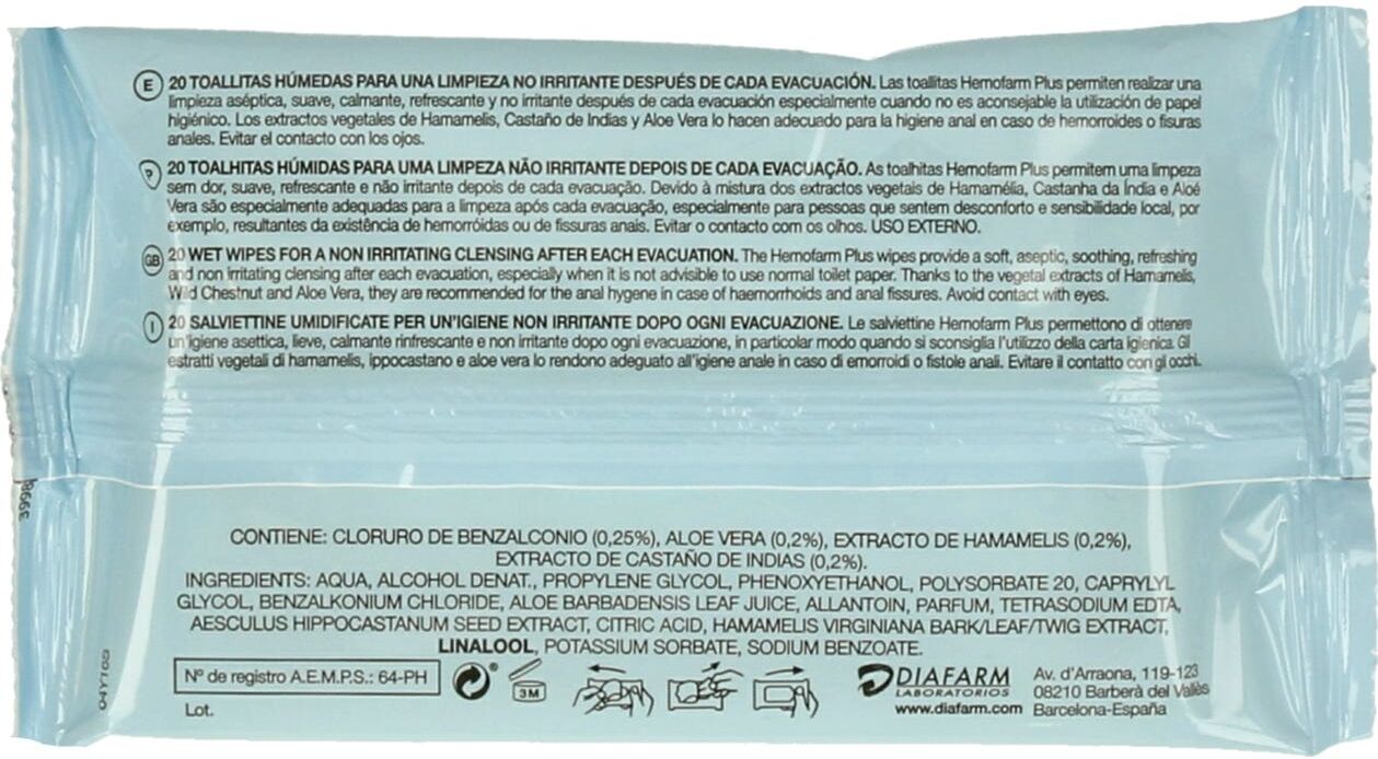 hemofarm Plus 20 uds
