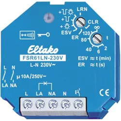 Eltako, Aktor, FSR61LN-230V Funk-Aktor Unterputz Schaltleistung (max.) 2000 W Reichweite max. (im Freifeld) 30 m (Schaltaktor)